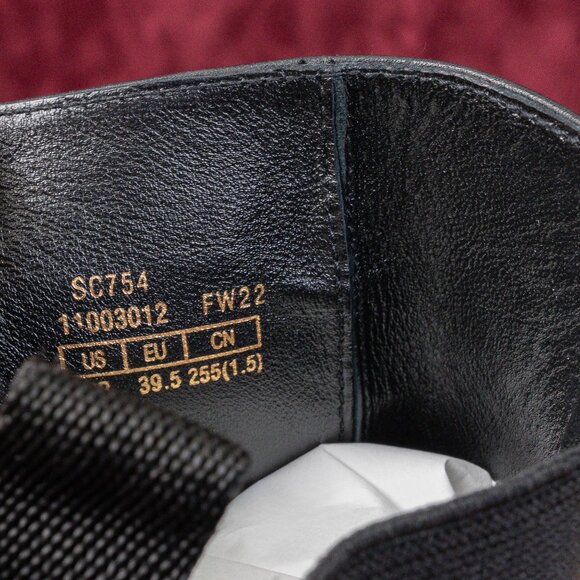 Stuart Weitzman Women Bedford Black Leather Platform Chelsea Ankle Boots sz 9 - Picture 7 of 9